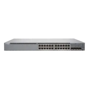 Switch original novo Juniper EX3400 Series Ethernet 24 portas POE+ Switch EX3400-24T para rede gerenciada