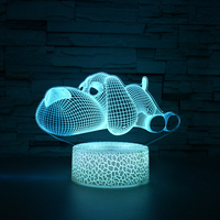 Veilleuse LED 3D Saint-Valentin, lumière d'ambiance colorée, logo lumineux, cadeau Tanabata, cadeau commémoratif d'amour, lumineux