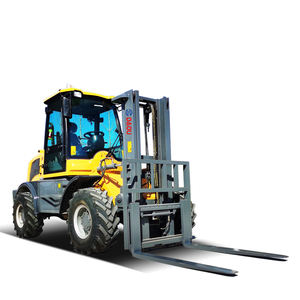 China Carretilla elevadora todoterreno 3 Ton 4 WD 4x4 Diesel Todo terreno áspero Carretilla elevadora Precio - Product Image 1