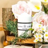 Bougie cylindrique grande taille ivoire, fabrication directe, style européen, pour anniversaire, mariage, hôtel