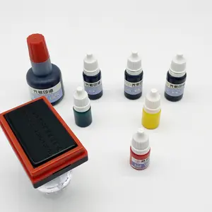 quick dry waterproof stamp refill flash ink stamp ink for clothing fabric textile stamp