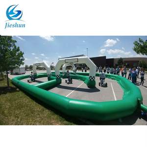 <span class=keywords><strong>Jeux</strong></span> de carnaval adulte fête arène piste aérienne populaire team building extérieur <span class=keywords><strong>géant</strong></span> Sport course voiture jeu gonflable - Product Image 1