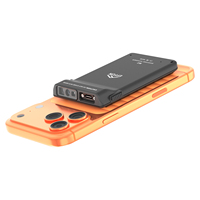 Escáner de Código de Barras Inalámbrico 2D, Lector de Códigos QR Bluetooth Portátil con Clip para IOS y Android, Inventario de Almacén, 3PL