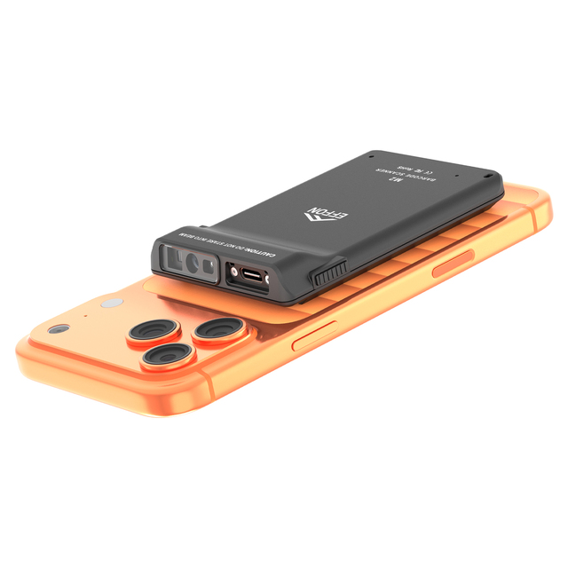 Wireless Barcode Scanner 2d Clip-on Portable Bluetooth QR Code Reader for IOS & Android Warehouse Inventory 3PL