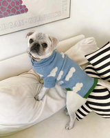 Pull en coton pour chien, classique, écologique, doux et populaire, nouvelle conception, pour l'hiver/le printemps, avec motif uni