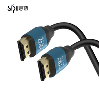 Câble HDMI SIPU de haute qualité 1m 1,5m 1,8m 3m 5m 10m 15m 20m 1080p 3D HDMI 4K Câble HDMI Audio Moniteur Ordinateur Utilisation domestique PVC Stock
