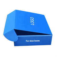Boîte de papier d'emballage de chaussure sneaker basse quantité minimale de commande avec gaufrage Matt stratification UV boîte de LOGO personnalisé