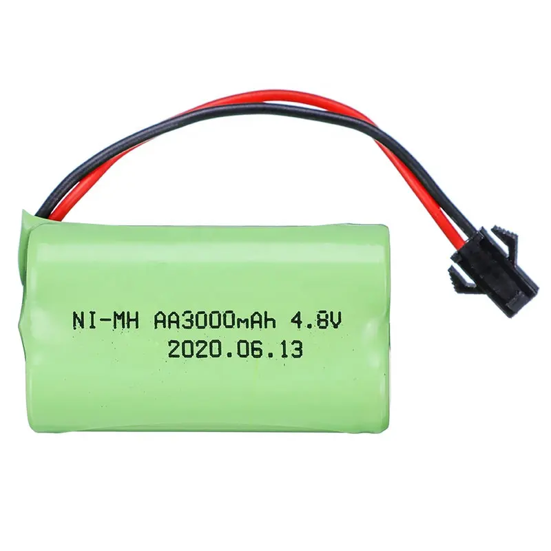 Hot Sale RC Car Batteries AA 4S1P Nimh Batteries 4.8v Rechargeable Replacement Battery Pack 2000mah 2500mAh For RC Toys Robots