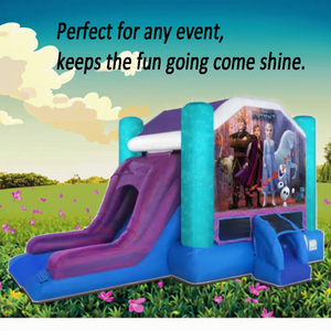 Trung Quốc phổ biến sân sau lâu đài bên cho thuê Inflatable thư bị trả lại nhảy Nhà trượt <span class=keywords><strong>Combo</strong></span> vào hồ bơi với Blower - Product Image 5