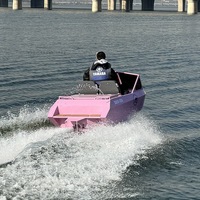Mini jet-boat électrique léger pour une manutention et un transport faciles Jet-boat durable avec une longue autonomie de batterie pour les aventures en plein air