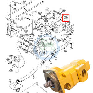 257954A1 87433897 הידראולי משאבת Fit עבור מקרה מחפרון 580SL 580SM 580SL סדרת II - Product Image 4