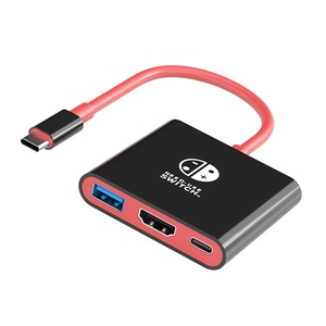 <span class=keywords><strong>Switch</strong></span> 4K 3 em 1 High Speed Smart Adapter Docking Station Converter Portable <span class=keywords><strong>Slim</strong></span> Size com Compact HDTV Interface SD Estilo - Product Image 3