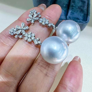 Orecchini da donna con fiori barocchi, eleganti per matrimoni, orecchini da festa e regalo - Product Image 5