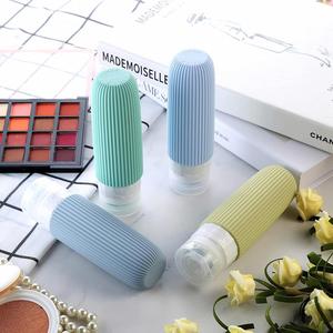 Ensemble de flacons de voyage anti-fuite approuvés, avec logo personnalisé, 3 oz, rechargeables, pour articles de toilette, trousse de maquillage portable - Product Image 3
