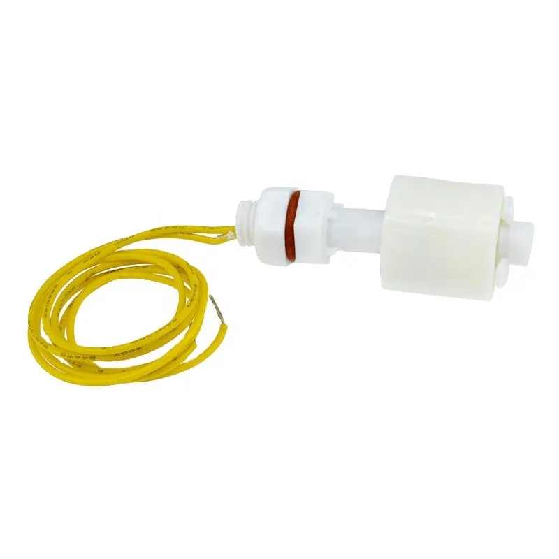 Sensor de nível de água magnético (líquido) P45, interruptor flutuante horizontal, controlador de nível de líquido, interruptor flutuante de bola de plástico