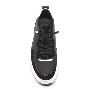 Zapatos Casuales para Hombre de Alta Calidad, Transpirables, Antideslizantes, Negros, con Cordones - Product Image 5