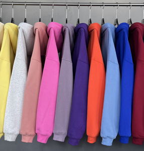 定制设计高品质430克哥特式街装，带几何特殊网络连帽衫重量级套头衫 - Product Image 1