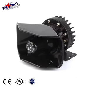 Jingwei ampliamente utilizado redondo barril-tipo coche motocicleta fuego coche sirena bocina altavoz - Product Image 4