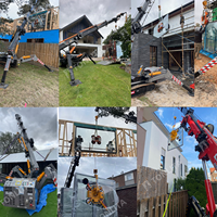 Tonlita Tragbarer Innen- und Außenbereich-Hebekran für Glasinstallation, Mobile Spinnenkran-Anwendungen