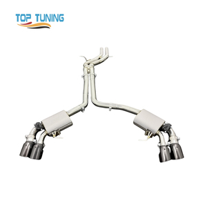 ท่อไอเสียสำหรับรถปอร์เช่ มาคาน 95B เทอร์โบ เอส จีทีเอส วี6 2.9T 3.0T 3.6T <span class=keywords><strong>2013</strong></span>-  ท่อไอเสียสแตนเลสแบบมีวาล์ว  ปลายท่อไอเสียแบบแคทแบ็ค - Product Image 1