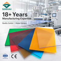 Plaque de polycarbonate massif de 1,5 mm, 2 mm, 3 mm, 4 mm, très demandée sur le marché du Sri Lanka, pour la construction résidentielle, les tuiles de toiture et les panneaux de protection