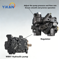 Regulador de Alta Calidad 708-1U-03331 para Bomba Hidráulica WB97S-5 WB97 WB93-5 WB146-5, Venta Directa de Fábrica OEM YIKAN
