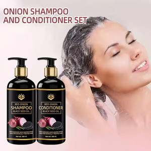 Shampoo Herbal à l'Oignon Rouge Naturel et à l'Huile de Nigelle Favorisant la Croissance et la Force des Cheveux, <span class=keywords><strong>Anti</strong></span>-Pelliculaire - Product Image 2