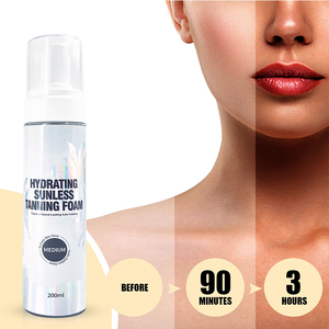 Espuma autobronceadora orgánica nutritiva sin sol autobronceadora cuerpo y cara bronceadora en aerosol - Product Image 2
