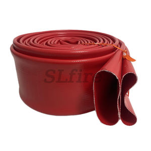 4 इंच 5 इंच की लाल कृषि सिंचाई tpplllफ्लैट स्लरी घोल खाद ड्रैग नली - Product Image 3