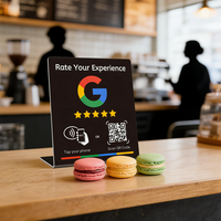 Cartes de paiement, cartes de revêtement, cartes sociales, vente en gros, affichage NFC sur table, panneau indicatif de lecture de code QR, panneau signalétique de code QR