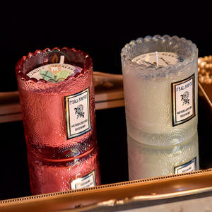 Candele Profumate Ecologiche in Cera <span class=keywords><strong>di</strong></span> Soia Moderne in Lattina Senza Fumo per Aromaterapia Domestica Compleanni Matrimoni Ringraziamento Bar - Product Image 3