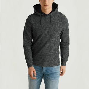 Sudadera con Capucha para Hombre, Estilo Simple, 100% Algodón, Cálida para Invierno, Cómoda, Ajuste Holgado, Estilo Informal para el Día a Día - Product Image 1