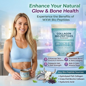 Poudre de Collagène Bio Peptides de Bovins Nourris à l'Herbe 20g de Protéines par Portion 18 Acides Aminés Essentiels Sans Arôme Absorption Supérieure - Product Image 4