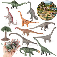 yxs Jouets miniatures de dinosaures de simulation transfrontaliers : Tyrannosaurus Rex, Mamenchisaurus, Brachiosaurus