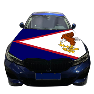 Funda para Capó de Coche con Bandera de Samoa Americana, Funda para Motor de Coche con Bandera, Funda para Capó de Motor de Coche Personalizada al por Mayor, Resistente al Desgaste y Duradera - Product Image 5