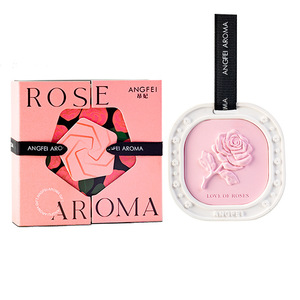 YB Rose Aroma Pendant Car Freshener Long Lasting Fragrance Elegant Design For Gift - Product Image 5