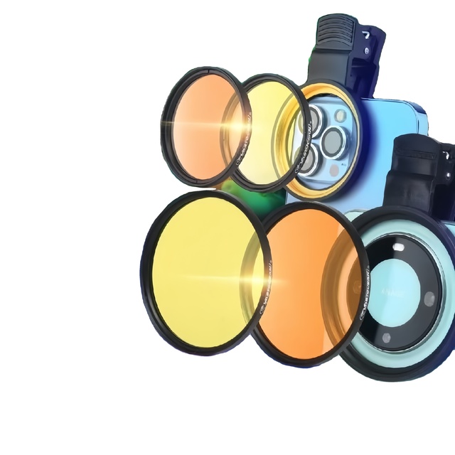VASTOCEAN Professional Aquarium Filter Lens-Coral Reef Tank Photo Enhancer for Smartphones Blue Light Mode Plastic Material