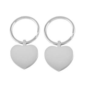 مخصص النقش بالليزر حلقة رئيسية التسامي مكواة من الستانليس ستيل المعادن عربة عملة رقاقة مربع مصقول شقة شريط سلسلة مفاتيح فارغة - Product Image 5