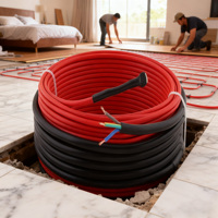 Cable Calefactor en T HUANRUI Hecho en China, Cable Calefactor Duradero para Calefacción por Suelo Radiante, Cable de Calor para Calefacción de Dormitorios