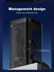 Protector de Sobretensión de 2500w con Puerto USB PD de 32W, Enchufe de Extensión, Torre de Enchufes - Product Image 2