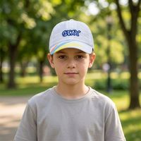 Gorra de Béisbol de 6 Paneles para Niños, Unisex, Estilo Vintage con Puntos, Secado Rápido, Ligera, de Nailon, con Orificios Cortados con Láser, Visera Curva, Bordado Personalizado, Color a Elección