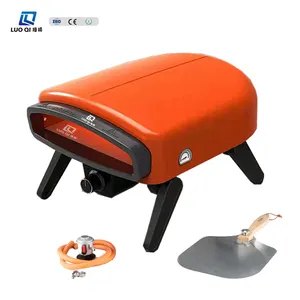 Special design 14 inches pizza oven bright color four legs commercial pizza oven gas for outdoor use