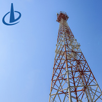 Tour de télécommunication 4G galvanisée à chaud, mât de communication en acier cornière, support d'antenne extérieure pour signal TV et téléphonique
