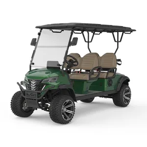 Borcart Supply High End 4 Wheel 4Seater Electric Golf Cart Club Car 48V 5Kw Ac Motor Golf Cart Supplier
