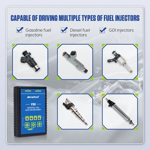 MRCARTOOL V50 Caja de Prueba Universal para Inyectores de Combustible 12V, Herramienta de Limpieza y Prueba de Pulsos para Inyectores Automotrices EFI GDI PFI - Product Image 2