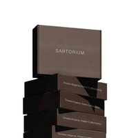 Carpeta de Papel Kraft Marrón Reutilizable y Biodegradable para Avión con Forro de Esponja y Logotipo
