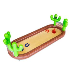 Jeu de sport interactif gonflable intérieur et extérieur Taille humaine Jeu de lancer de <span class=keywords><strong>fer</strong></span> <span class=keywords><strong>à</strong></span> <span class=keywords><strong>cheval</strong></span> Jeu de tir amusant gonflable pour enfants - Product Image 1