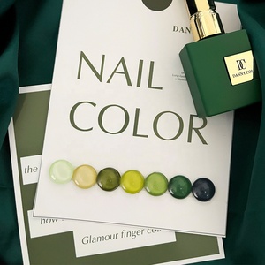 DANNYCOLL nouveau Design 12 couleurs vertes paillettes gelée Gel vernis Collection ongles Salon fournitures en gros UV Gel vernis à ongles ensemble - Product Image 6