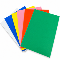 Feuille de plastique ondulé PP 4 mm 4x8 pieds ou sur mesure, couleur au choix, pour la fabrication de panneaux de jardin et la fabrication de panneaux publicitaires