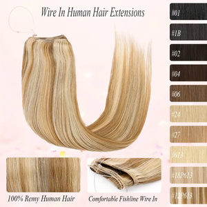 Estensioni per Capelli Halo con Tagli Diversi, Lucidi e Rapidi da Applicare, Stile Carino e Capelli Lunghi, Prezzo di Fabbrica Più Popolare - Product Image 4